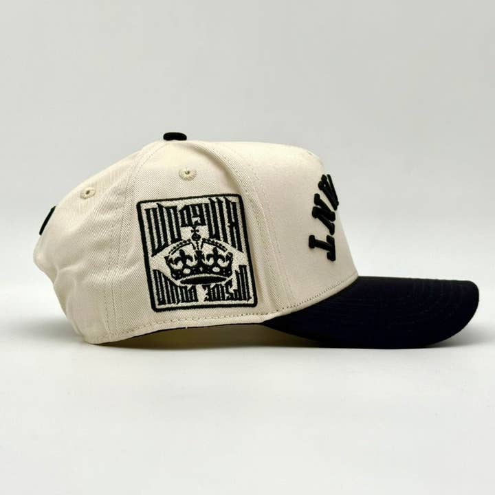Malta Apparel LLC - Wholesale Baseball Cap - Unisex - ‘SERVANT’ Premium SnapBack - Cream/Black6