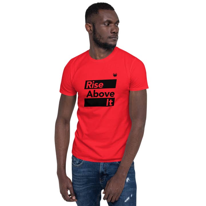 Rise Above It Tee for Men for wholesale by Victor Wear LLC