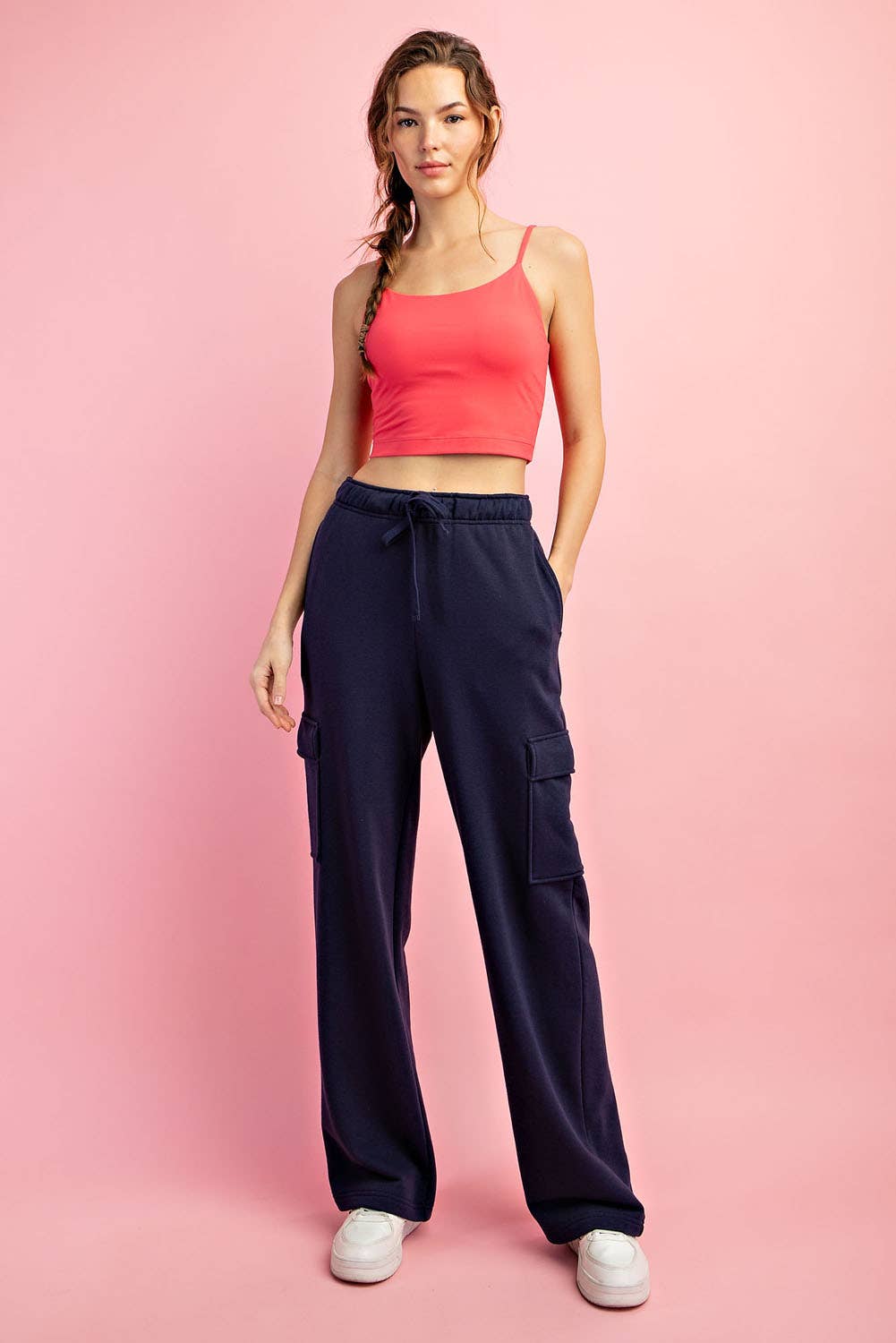 Rae Mode - Wholesale Pants - Women's - FRENCH TERRY STRAIGHT CARGO SWEATPANT23