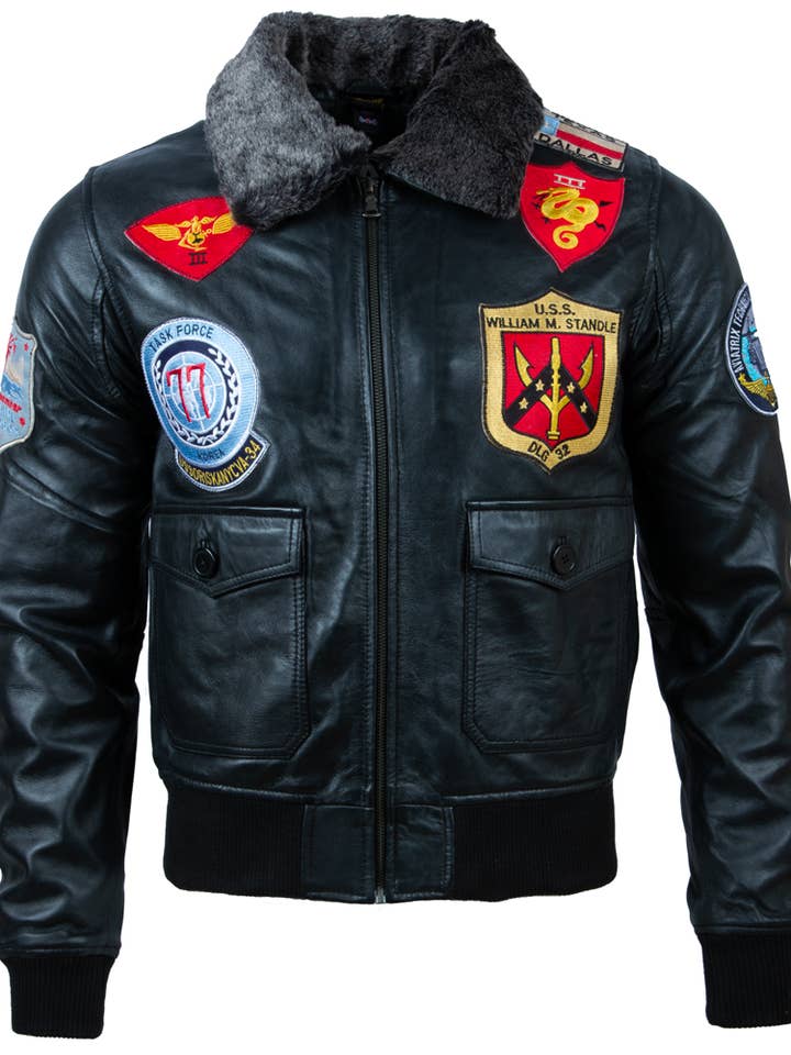 Top Gun 2KVE para hombre, color negro/piel de nieve para venta al por mayor de Aviatrix