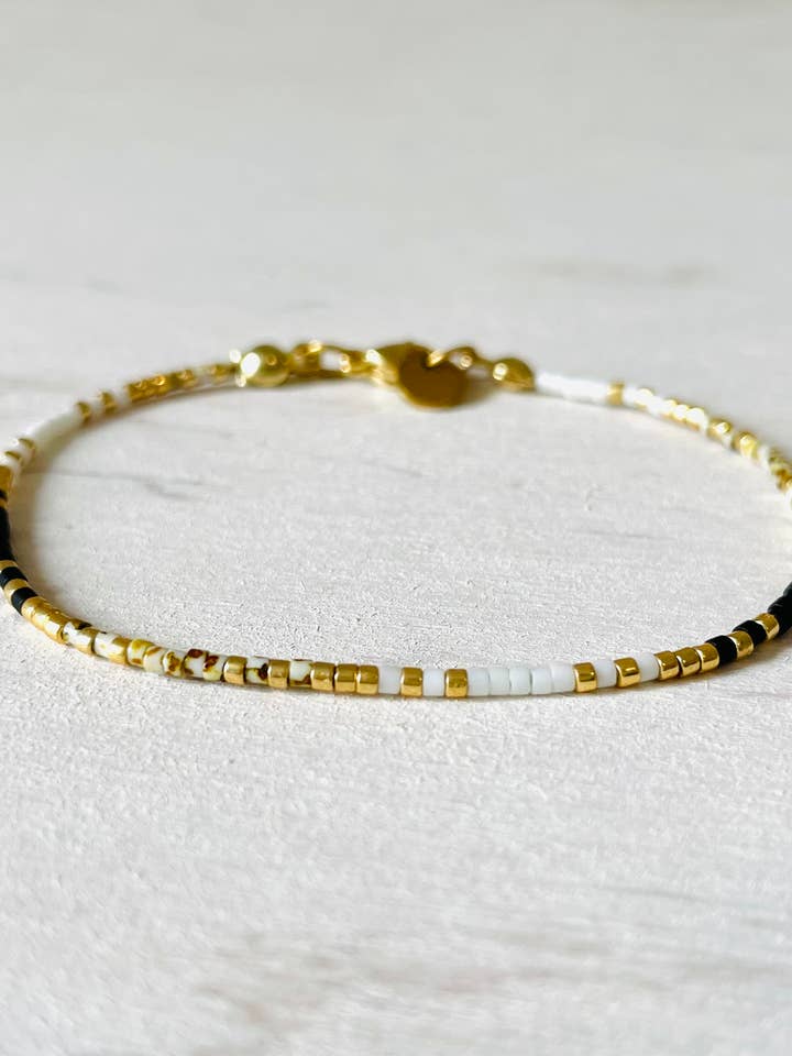 Armband i rostfritt stål för kvinnor med Miyuki-pärlor N004 för wholesale av Atelline