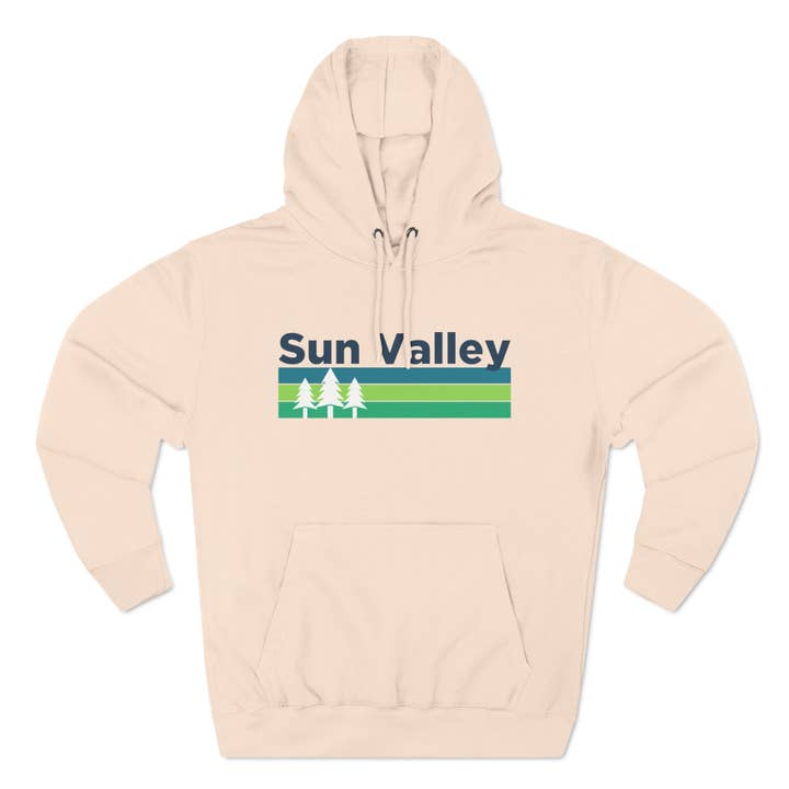 Hey Mountains - Wholesale Hoodie - Unisex - Premium Sun Valley, Idaho Hoodie - Retro Unisex Sun Valley Sweatshirt