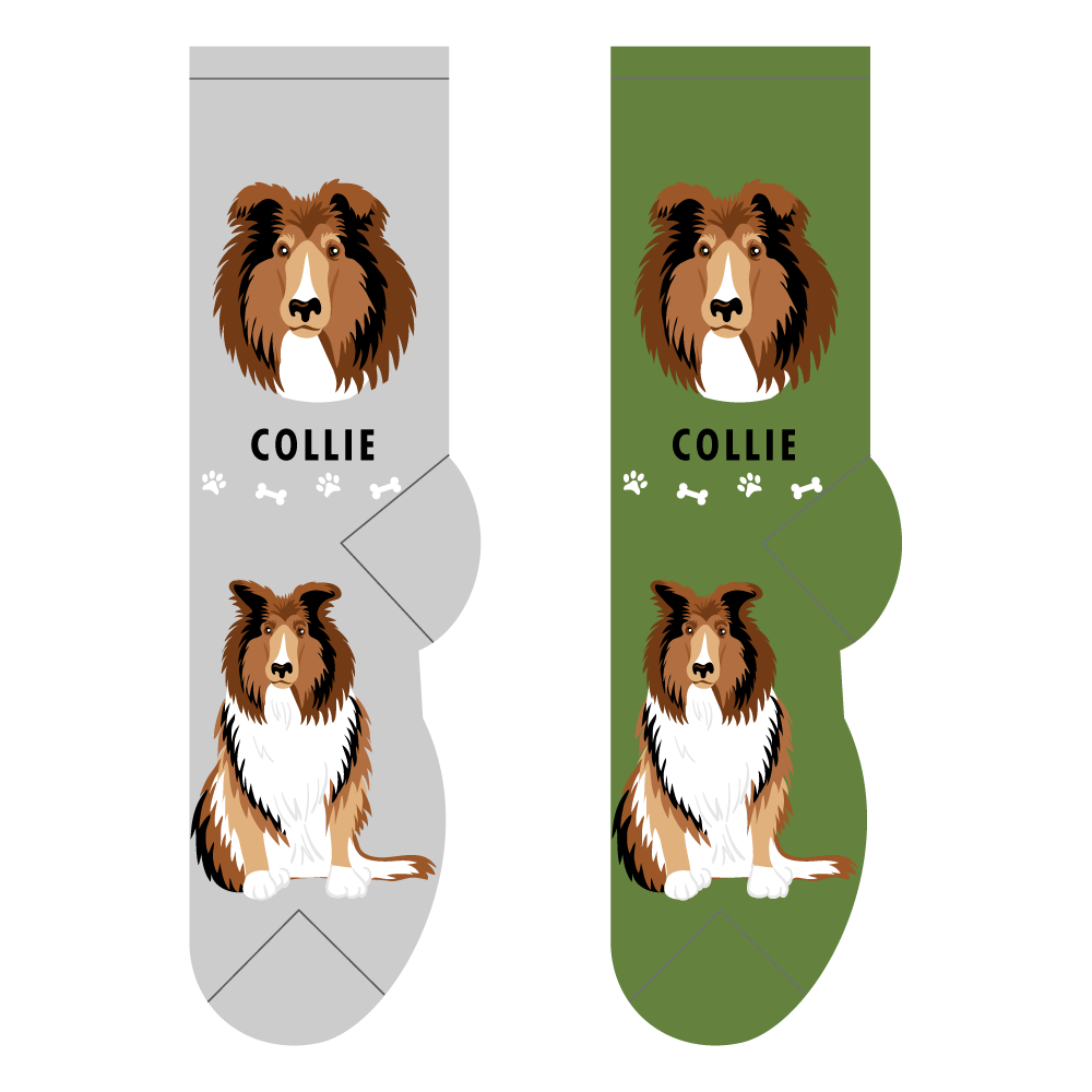 FOOZYS Fun Socks – Meias - Mulher por atacado – Meias Collie0