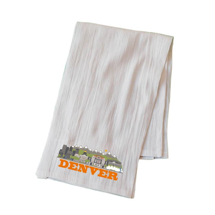 Strofinaccio Denver Cityscape per la vendita all'ingrosso da parte di All Good Living