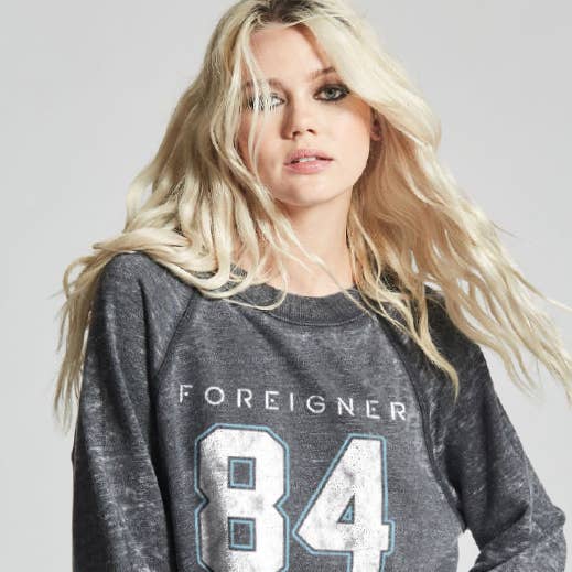 303631 - 430 Foreigner 84 Graphic Sweatshirt for wholesale by Recycled Karma
