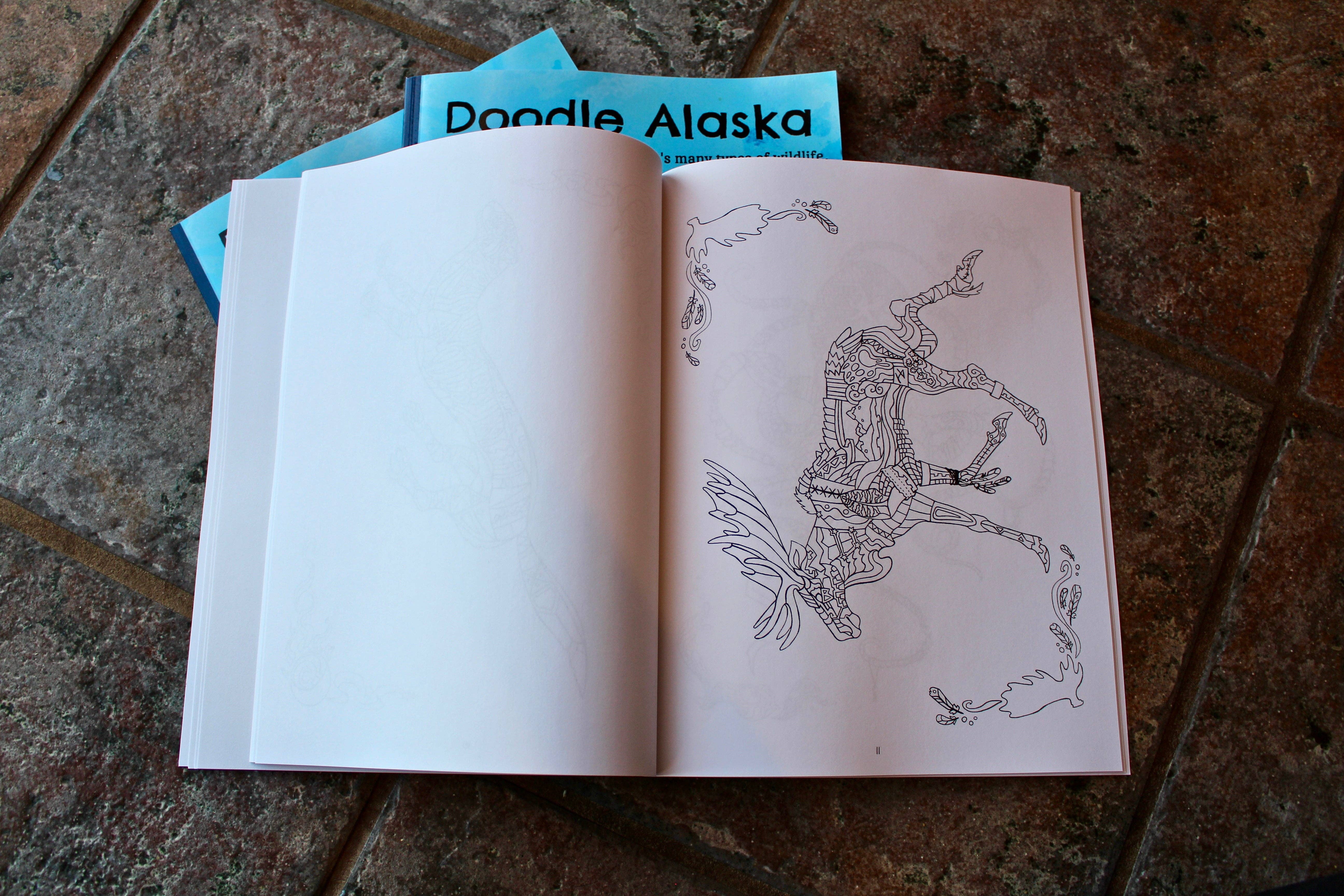 FJ Creations - Wholesale Coloring & Activity Book - Adult - Doodle Alaska Coloring Book6
