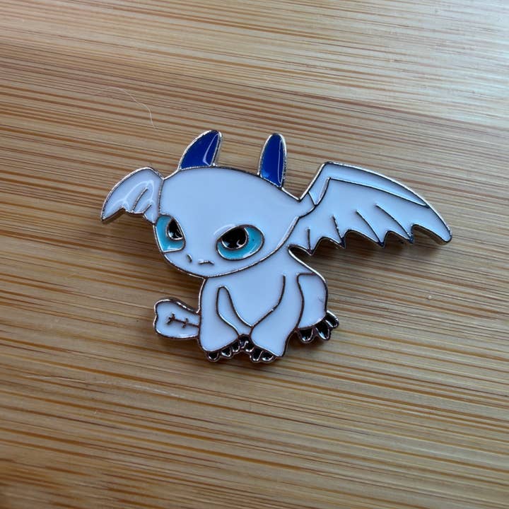 Light Fury Pin - Toothless - How to Train Your Dragon for wholesale by Scribble & Scroll