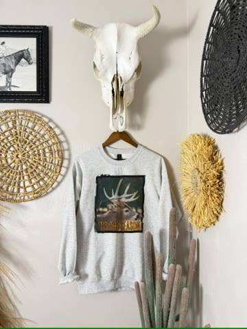 The Walking A - Wholesale Graphic Sweatshirt - Women's - HUNTIN' SZN1