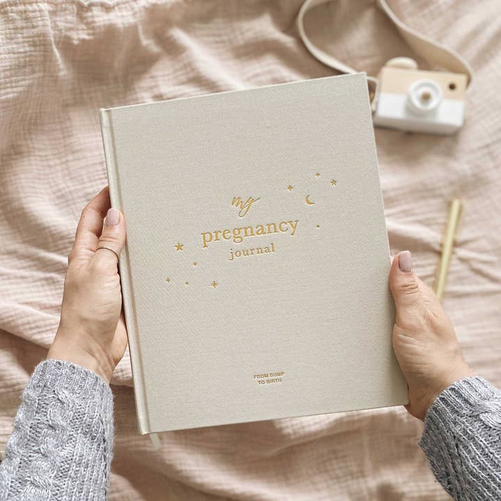 Blush And Gold - Wholesale Journal/Diary - Maternity - Pregnancy Journal (Pearl) - keepsake parents to be journal