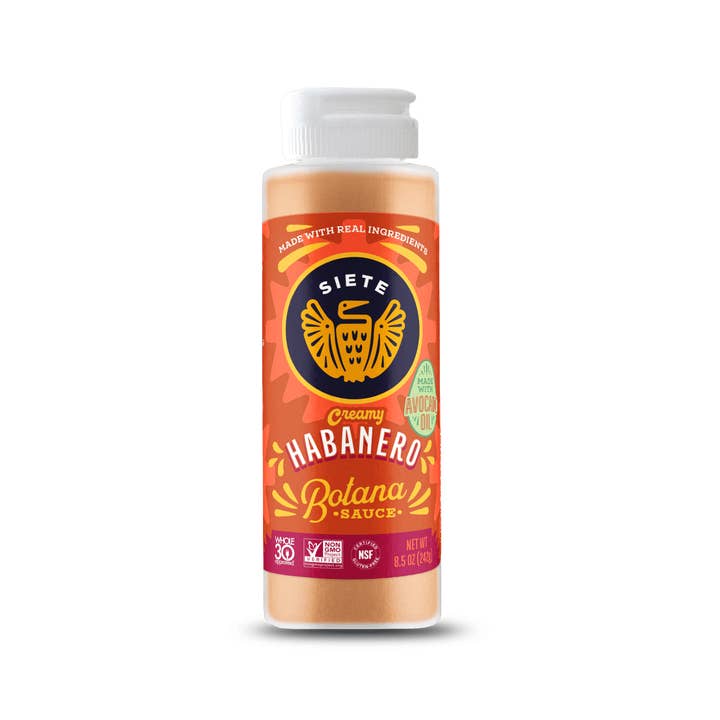 Siete Foods - Wholesale Hot Sauce - Habanero Botana Sauce 16pk