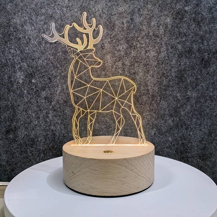 Luz Noturna Criativa USB Plug-In Monocromática de Luz Quente por atacado de FurDecoration