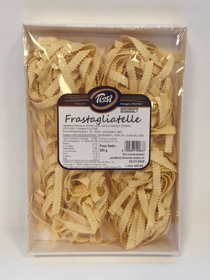 Gezackte Tissi - 250 g für den Großhandel von CENTRO DOLCE FRIULI