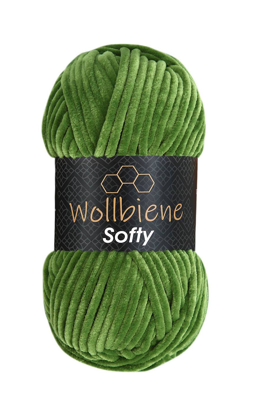 Wollbiene - Wholesale Yarn - wool bee softy chenille wool 100gr super bulky knitting35