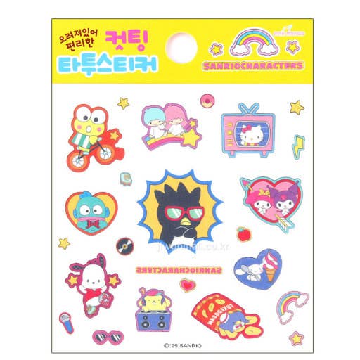 K-Wonderland - Wholesale Sticker - Sanrio Die-Cut Tattoo Stickers – Assorted Characters10