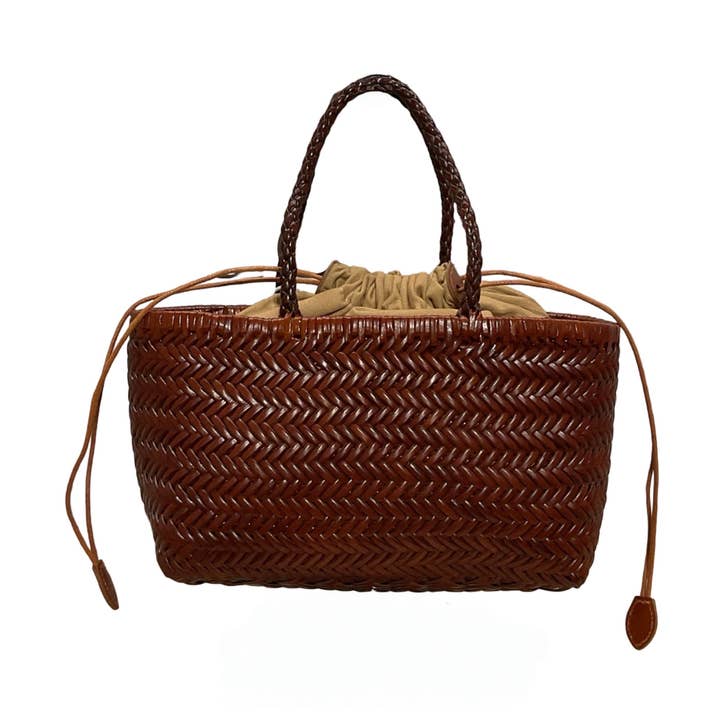 Mittelgroße Handtasche mit geflochtenem Schulterriemen für den Großhandel von Louisa lee