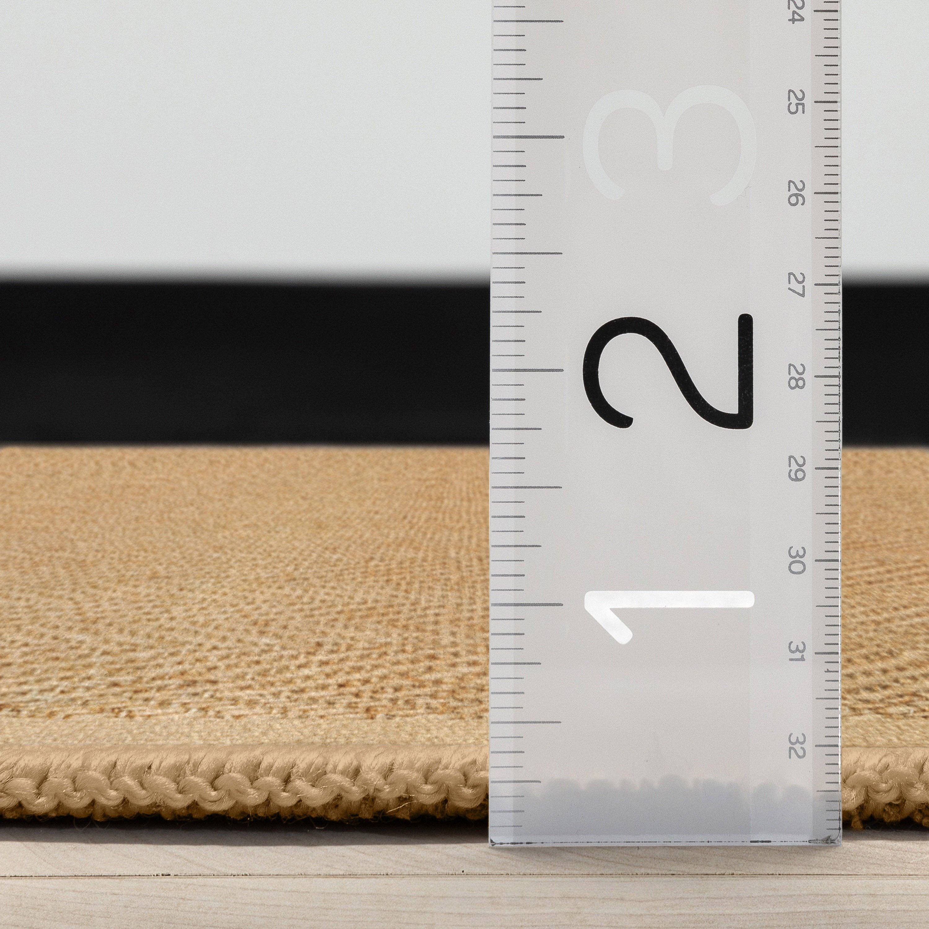 Well Woven - Wholesale Area Rug - Faux-Jute Boerboel Geometric Herringbone Beige Flatweave Rug7