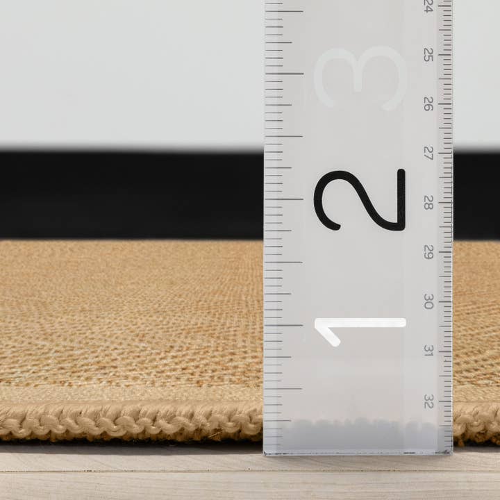 Well Woven - Wholesale Area Rug - Faux-Jute Boerboel Geometric Herringbone Beige Flatweave Rug7