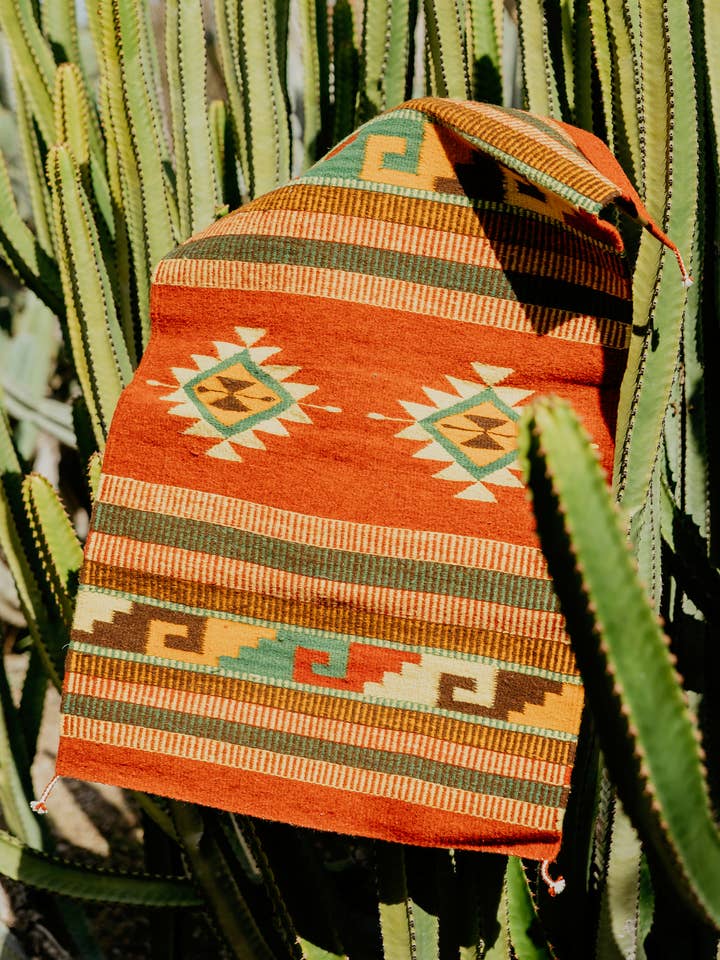 Tapis Zapotèque Mitla pour la vente par The Zapotec Weavers