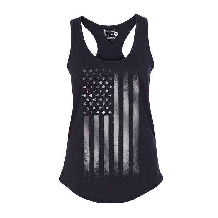 Vertical Tattered Tank for wholesale by Bone Head Outfitters