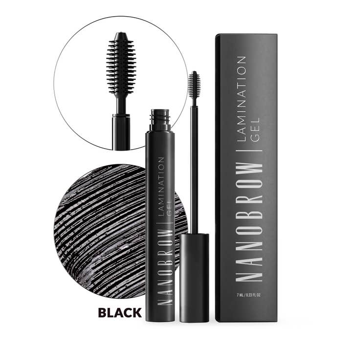 Nanobrow Lamination Gel Black – brow gel, brow styling for wholesale by Everett Cosmetics