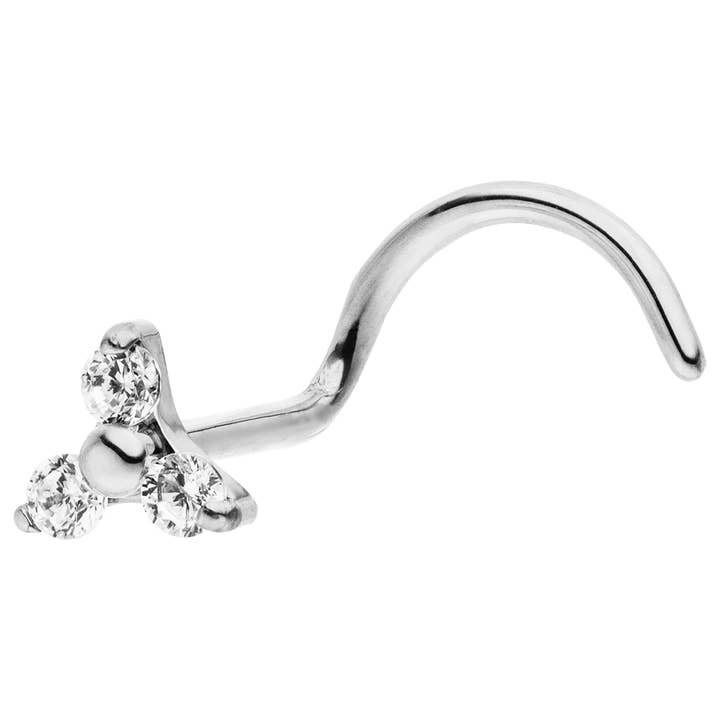 Schmuckgroßhandel - Vendita all'ingrosso Piercing ad anello per naso - Carino Tre Piercing al Naso | Titanio