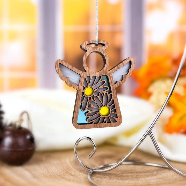 Forged Flare® - Wholesale Ornament - Daisy Ornament | 3.5" (H) Angel Figurine | Mother's Angels®6