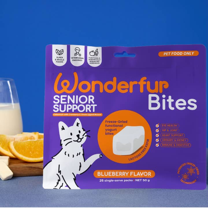 Wonderfur Bites Senior Support for Cats for wholesale by Wonderfur