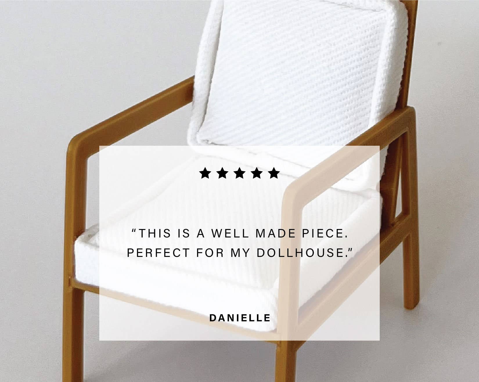 Miniette - Wholesale Doll Accessory Kit - Kids - Modern Dollhouse Armchair1