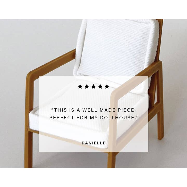 Miniette – wholesale Doll accessory kit – Kids – Modern Dollhouse Armchair1
