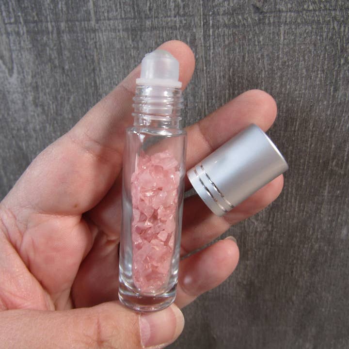 Aroma Glass Roller Bottles – Set of 10 Refillable for wholesale by Keystone Crystals