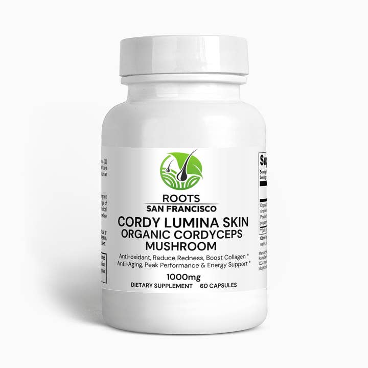 Cordy Lumina Skin - Organic Cordyceps Mushroom for wholesale by Roots San Francisco