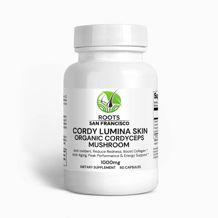 Roots San Francisco - Wholesale Oral Supplement/Vitamin - Cordy Lumina Skin - Organic Cordyceps Mushroom