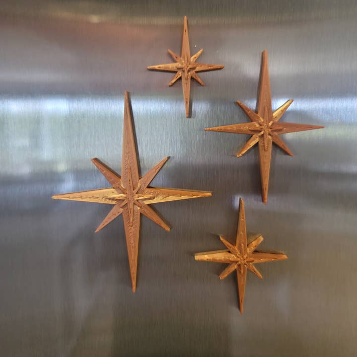 Retro Layers - Wholesale Magnet - Mid Century Modern Starburst Fridge Magnets Retro Kitchen