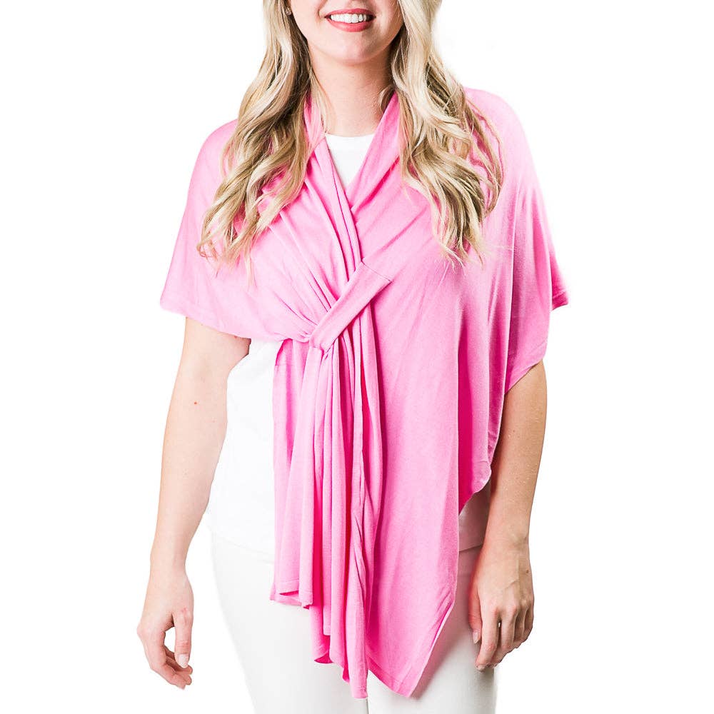 Top It Off - Wholesale Wrap - Women's - Kaylie Keyhole Wrap - One Size Chic Classic - Winter 20255