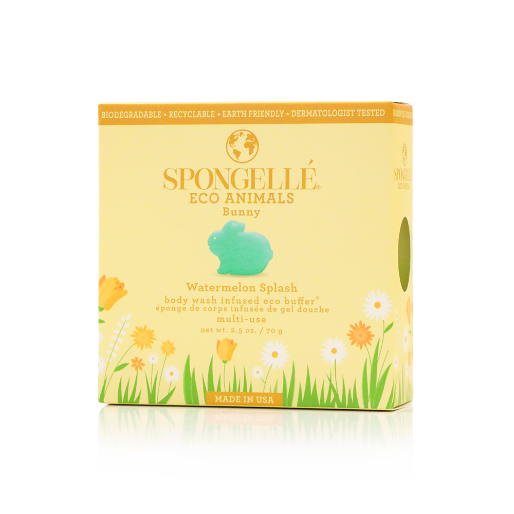 Spongellé | Valentines Day Gifts | Easter Gifts - Wholesale Body Wash/Shower Gel - Kids & Baby - Bunny Eco Animals Kids Body Buffer | Clean Beauty | Bath 2