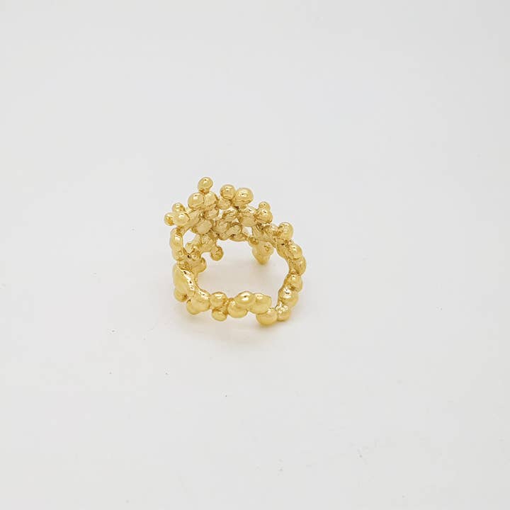 ALEGRIA B. - Wholesale Cocktail/Statement Ring - WIDE VERMEIL RING5