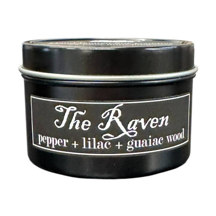 *New Scent* The Raven 4oz Pepper + Lilac + Guaiac Wood for wholesale by Fly Paper Products