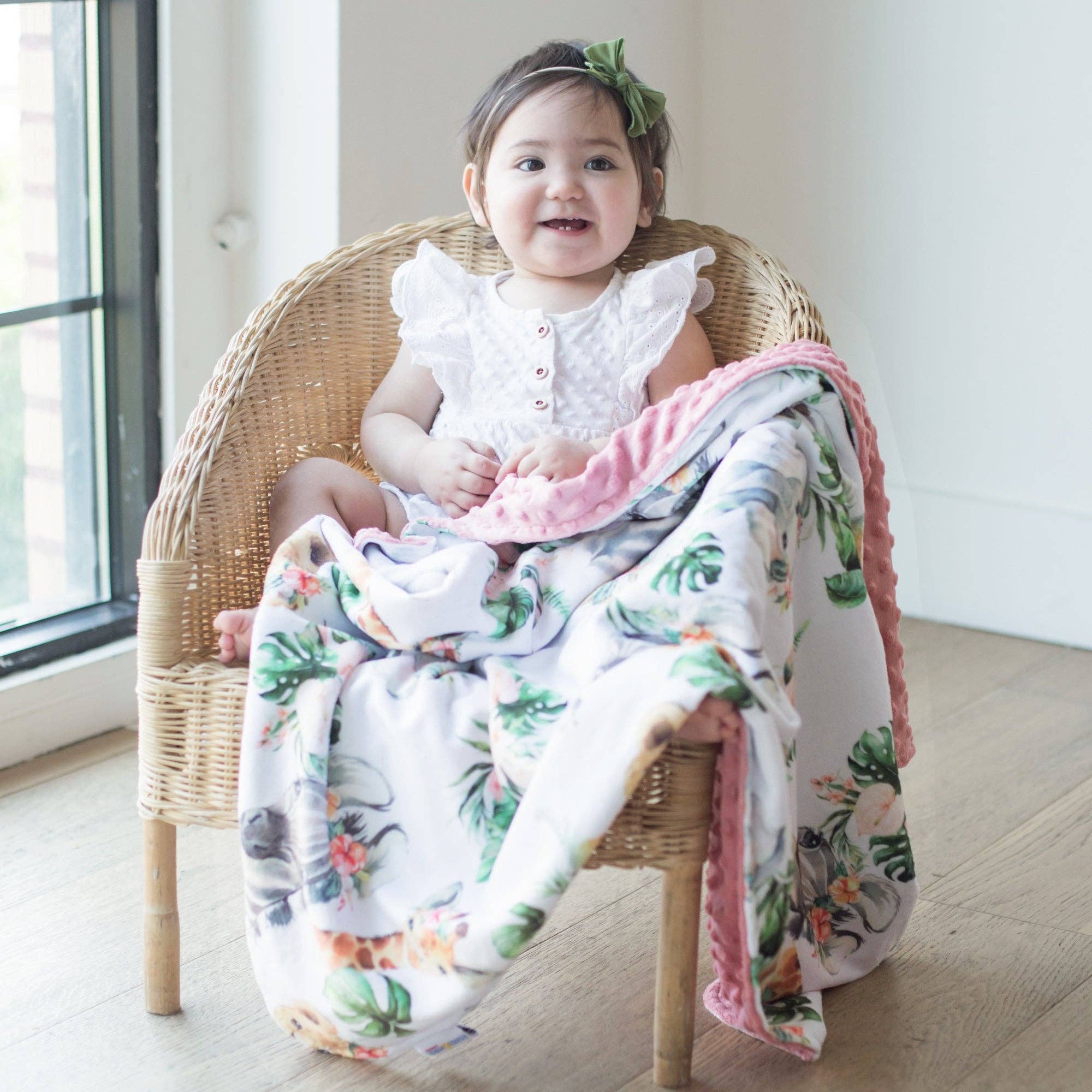 Honey Lemonade- Minky Baby Blankets and Gifts - Wholesale Bedding Blanket - Kids & Baby - Baby & Toddler Minky Blanket - Africa Animals4