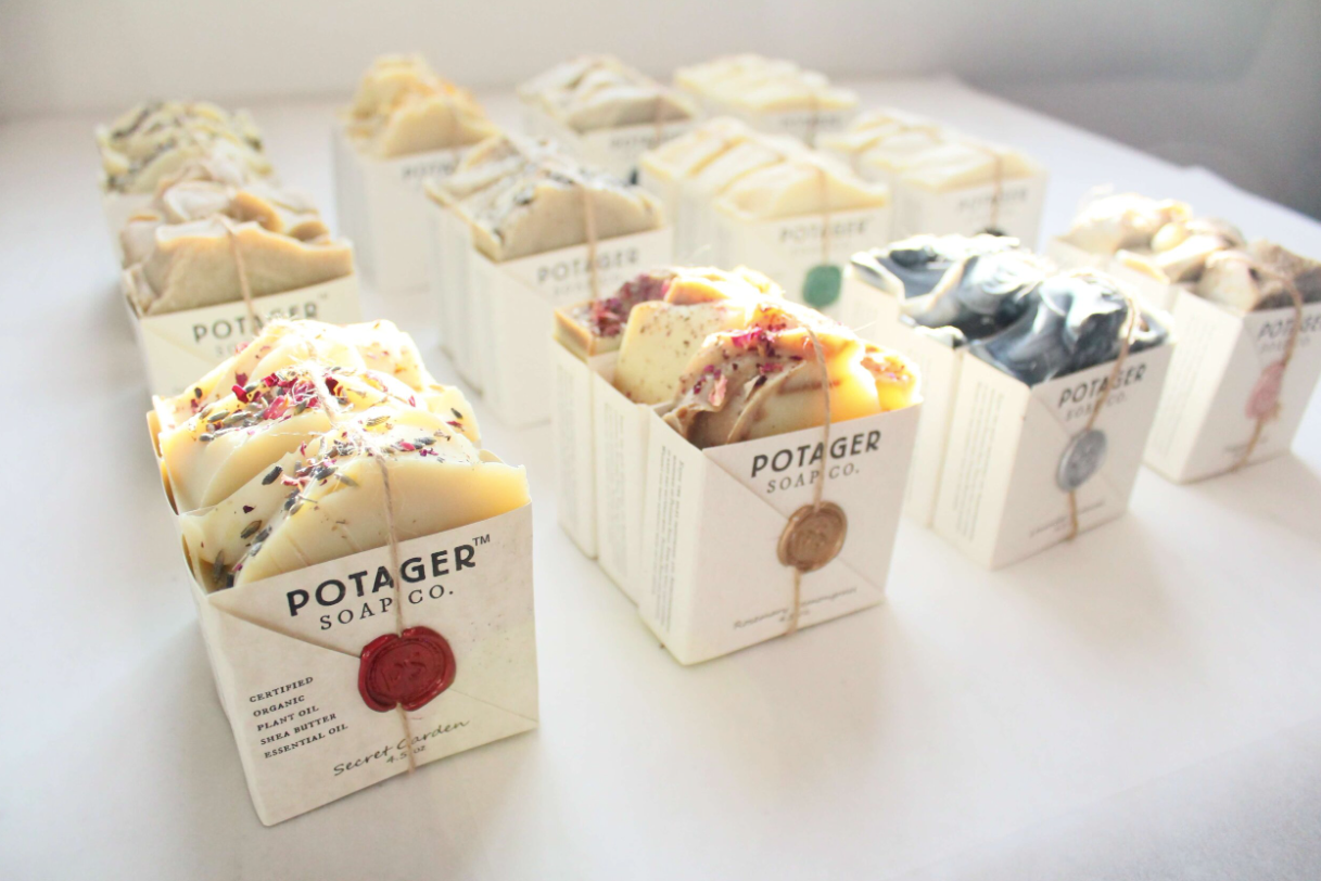 Potager Soap Company - Vente Pains de savon - Savon en barre artisanal à l'avoine non parfumé | Savon biologique12