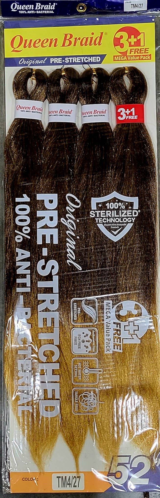 AEsthetic - Vente Extensions de cheveux - Mega pack QUEEN BRAID 3 + 1 pour extensions de cheveux10