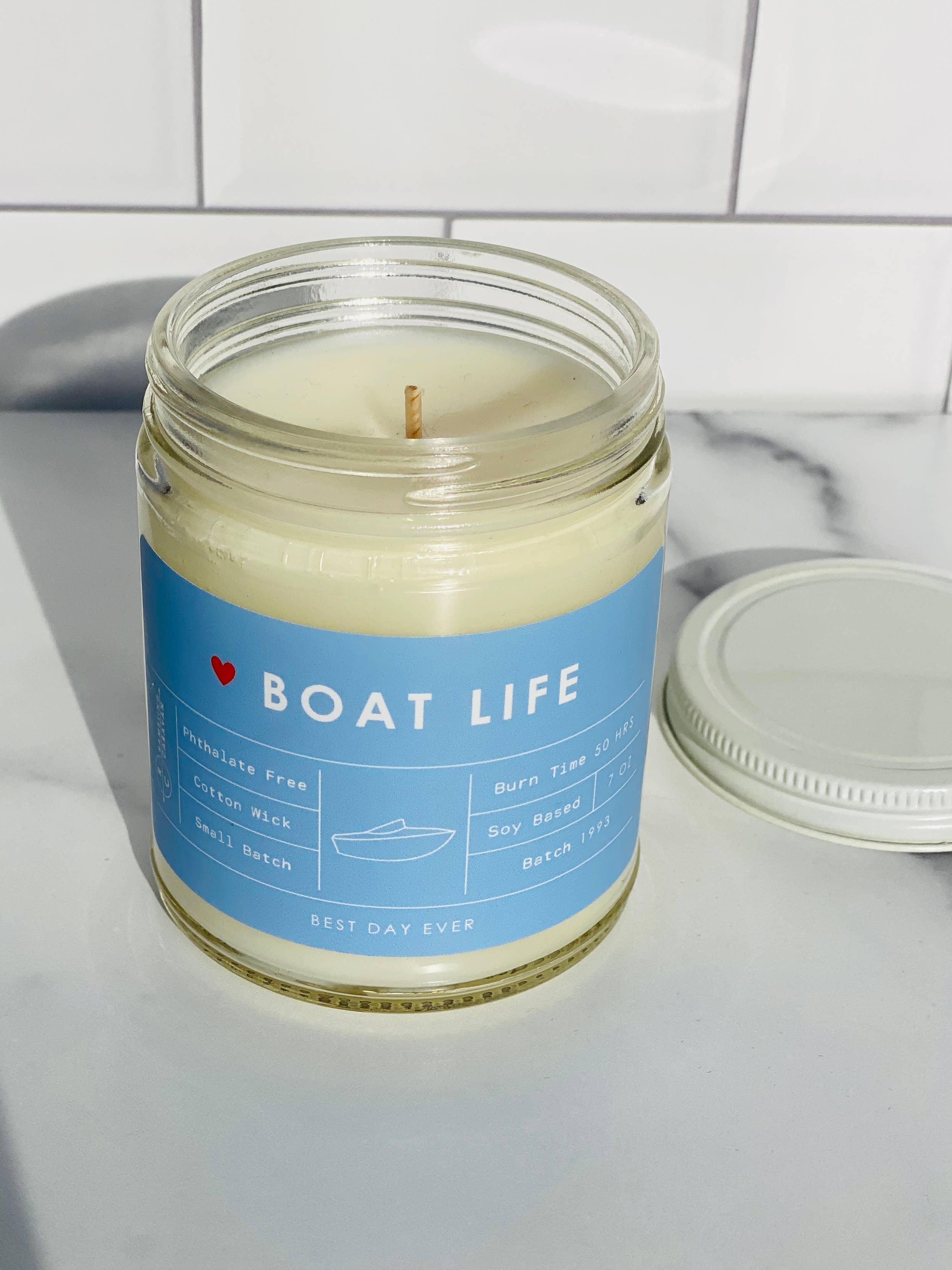 Rambling Caravan - Wholesale Jar/Filled Candle - Boat Life Candle4