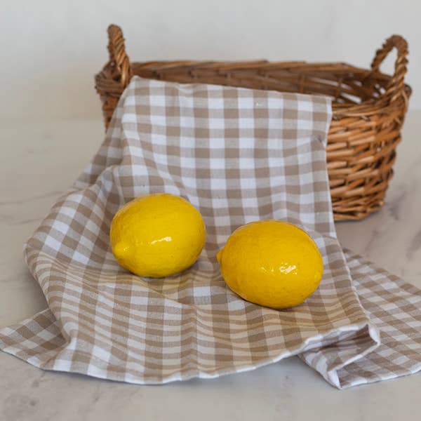 Companhia Atlântica - Wholesale Decorative Tabletop Object - Yellow Lemon NATURE4