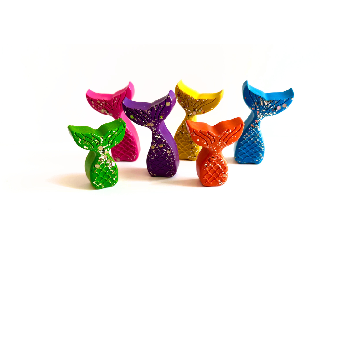 Wonder Hue Crayon Co. - Wholesale Crayons - Kids & Baby - Glitter Mermaid Crayons, Non-Toxic Kids Art Supplies8
