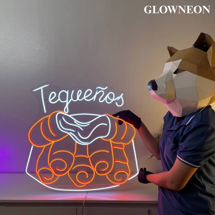 Glow Neon - Wholesale Neon Sign - Tequenos Led Neon Sign for Venezuelan Restaurant Wall Decor1