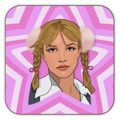 Coasters 'Musical stars Britney spears' for wholesale by ART WOW