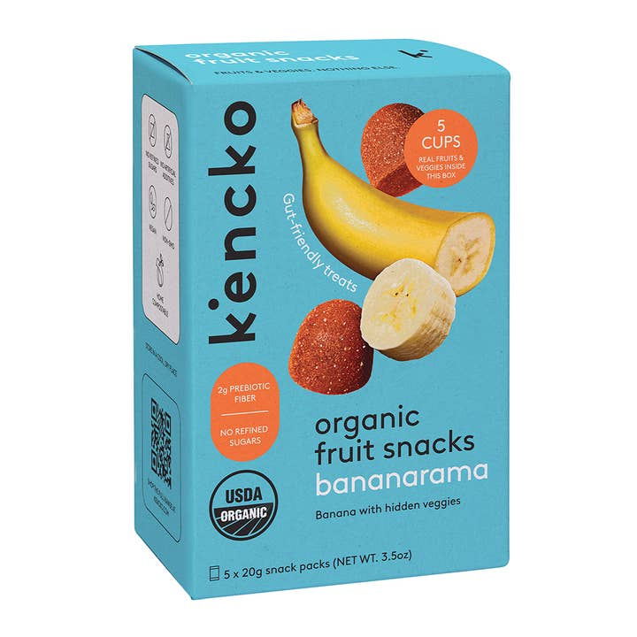kencko - Wholesale Fruit Snacks - Bananarama Organic Natural Fruit Snacks (5-pack)