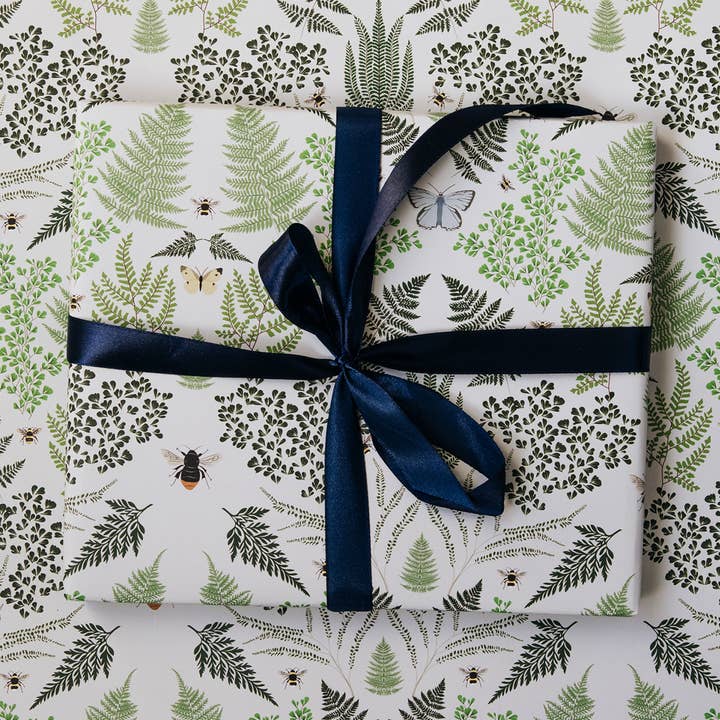 Papel de regalo de helecho para venta al por mayor de Lorna Syson