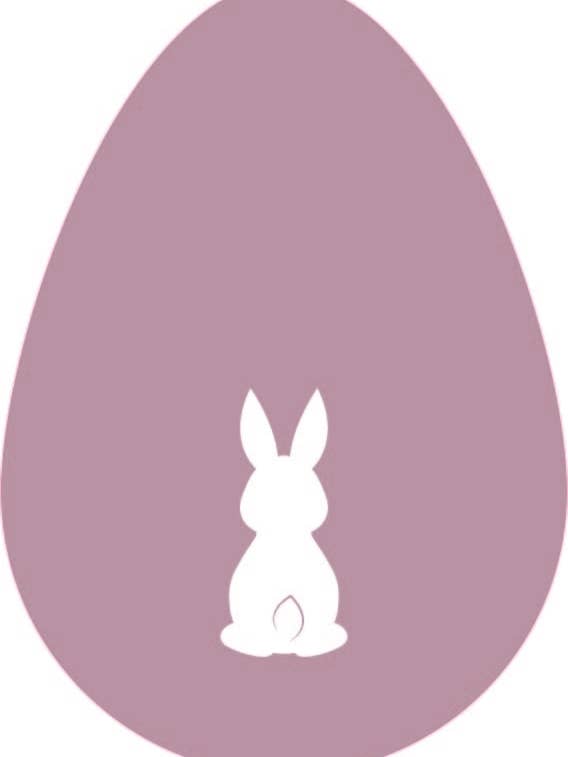 Violetter Osterei-Wandkreis für den Großhandel von Gewoon ZieZo