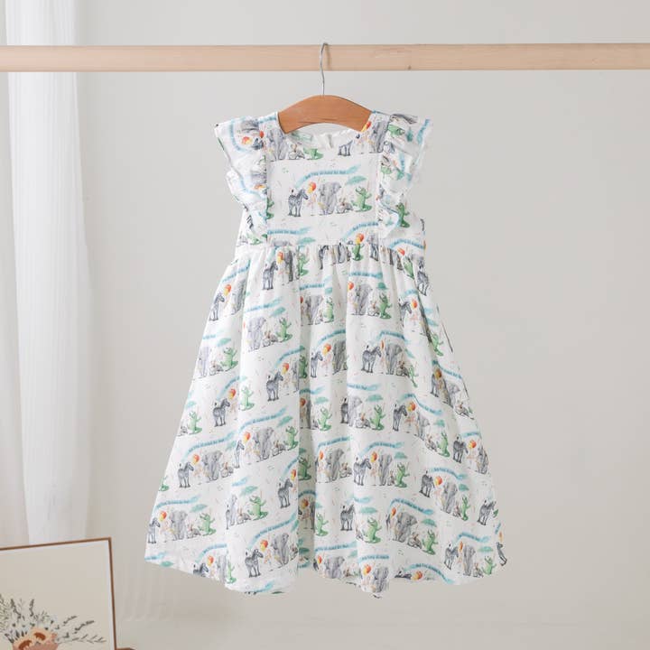 And They All Asked for You Organic Muslin Dress for Kids for wholesale by Nola Tawk