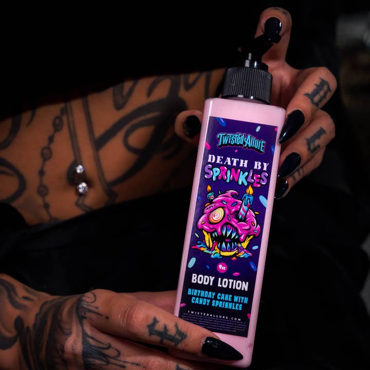 Death by Sprinkles Body Lotion for wholesale by Twisted Allure